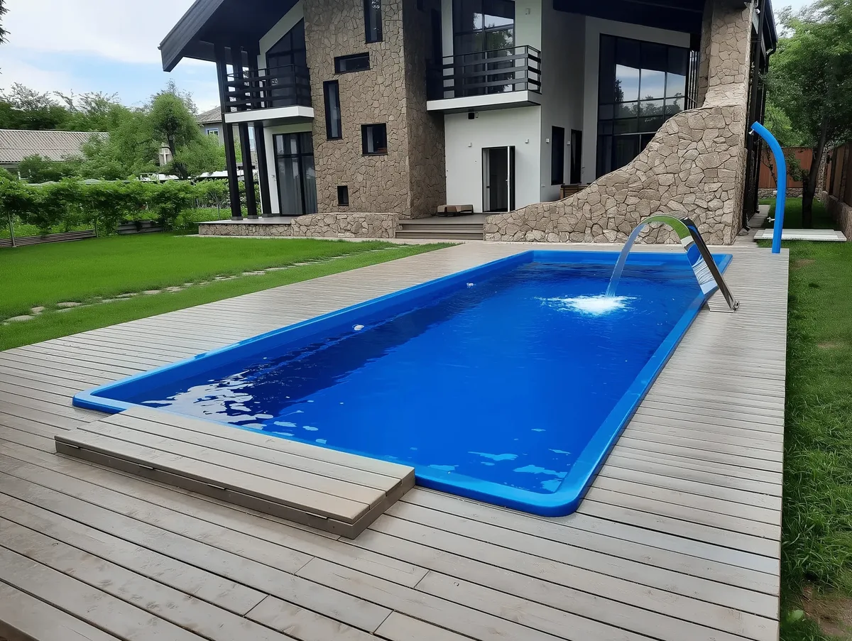 Композитный бассейн Laguna 9 — вид сверху в Первоуральске