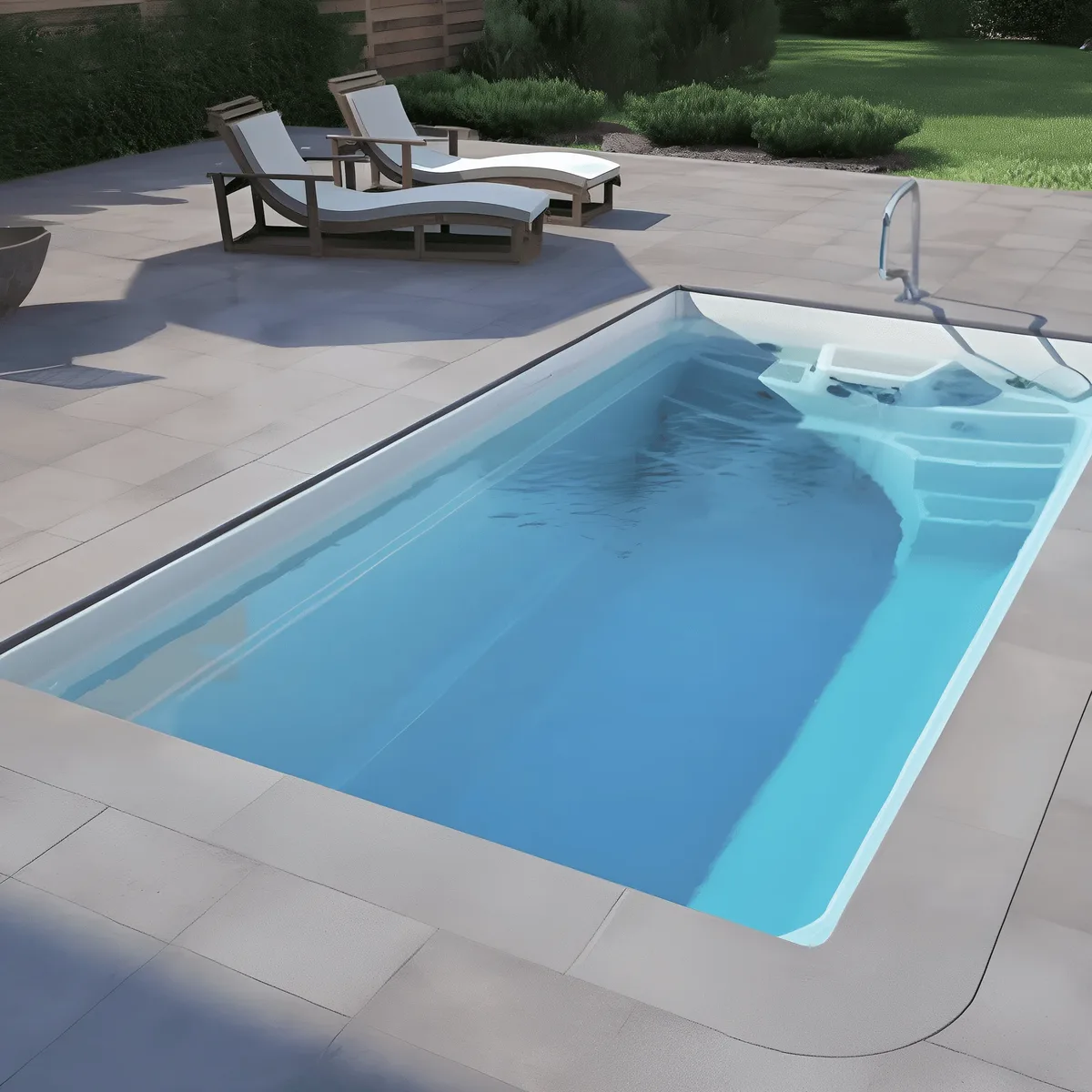 Композитный бассейн Laguna 5 — вид сверху в Первоуральске