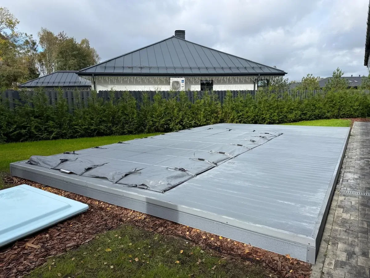 Покрывало Laguna Cover Mesh — установка в Первоуральске