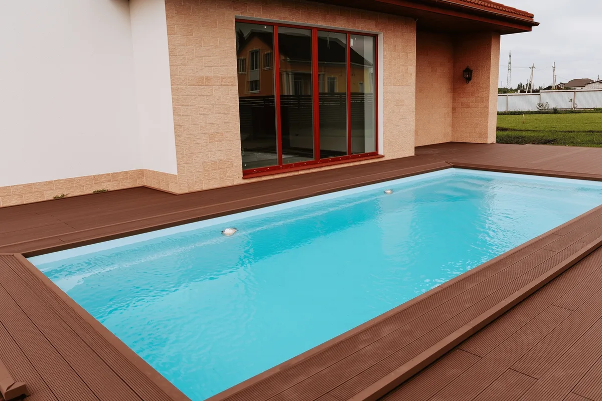 Композитный бассейн Laguna 8 — вид сверху в Первоуральске