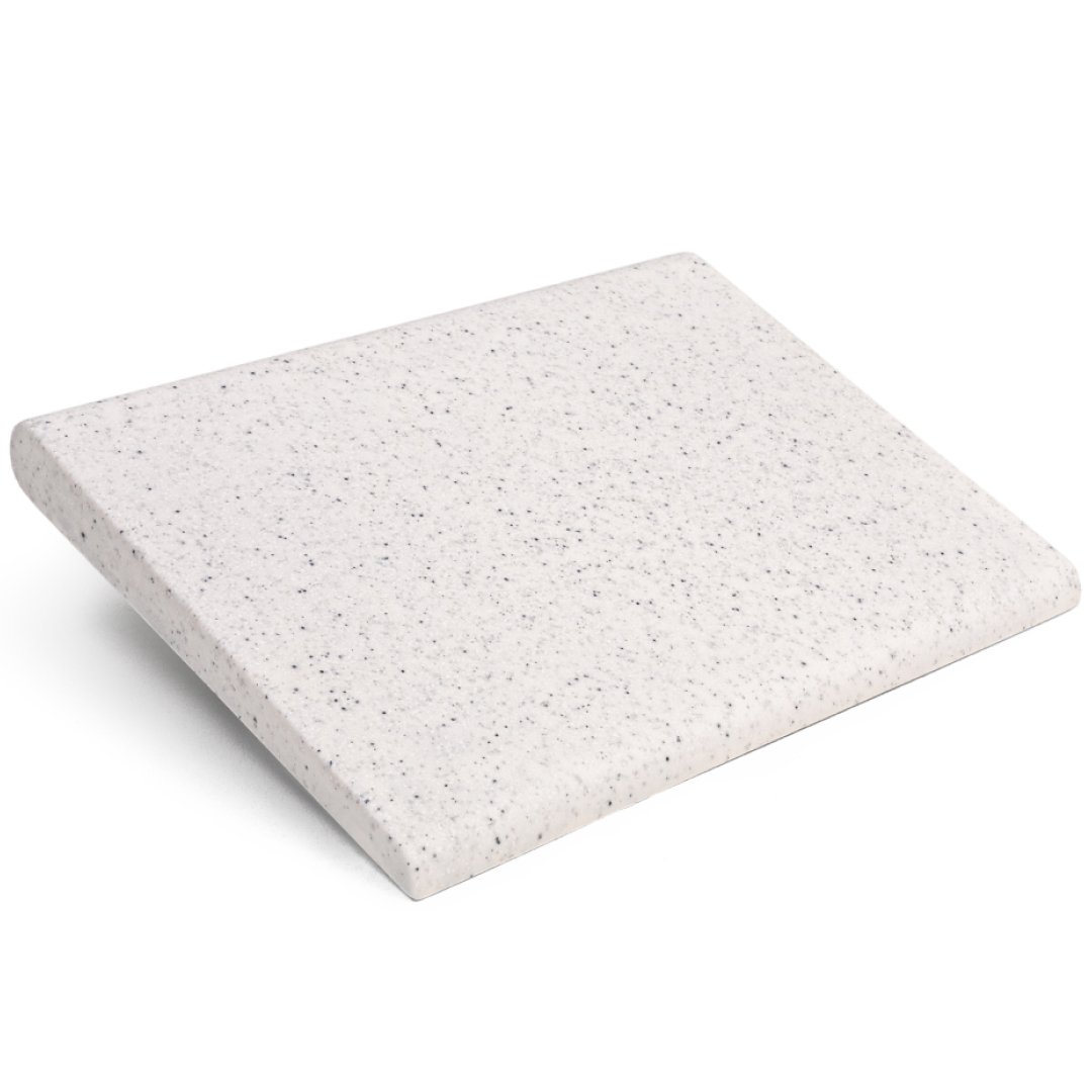 Композитный копинговый камень — белый с крапинкой